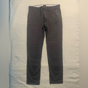 J. Crew 484 Men's Dark Gray Chinos Size W32 L32 Worn in Great Condition